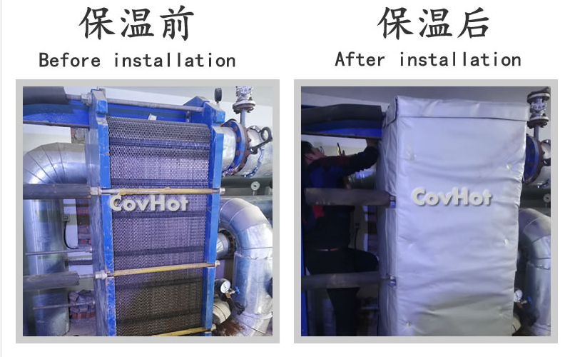 板式<a href=http://m.mybalin.cn/e/tags/?tagname=%E6%8D%A2%E7%83%AD%E5%99%A8%E4%BF%9D%E6%B8%A9 target=_blank class=infotextkey>換熱器保溫</a>套,板換保溫罩